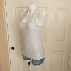 Athleta striped racerback tank top sz S